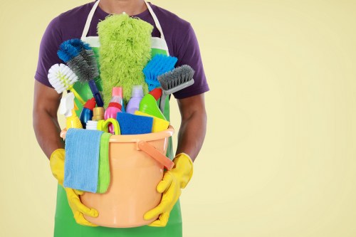 Professional after builders cleaning in a Chelsea home after renovation