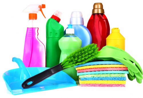 Local cleaning team working in a Chelsea townhouse