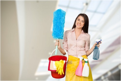 Commercial carpet cleaning service in a Chelsea office space