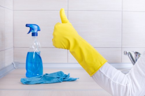 Investigating a service complaint about oven cleaning