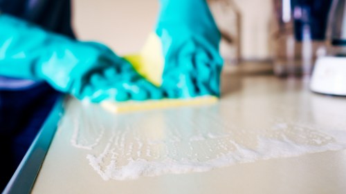 Deep oven cleaning example in a busy Chelsea family kitchen